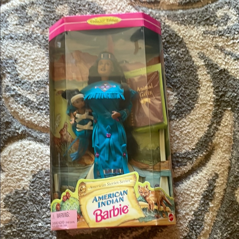 American Indian Barbie Doll American Stories Series 1996 Mattel vintage